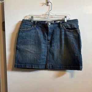 Old Navy Blue Mini Skirt Casual Night Out